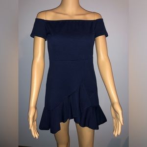 Nasty Gal Show Me Off The Shoulder Dress Sz 6 NWT